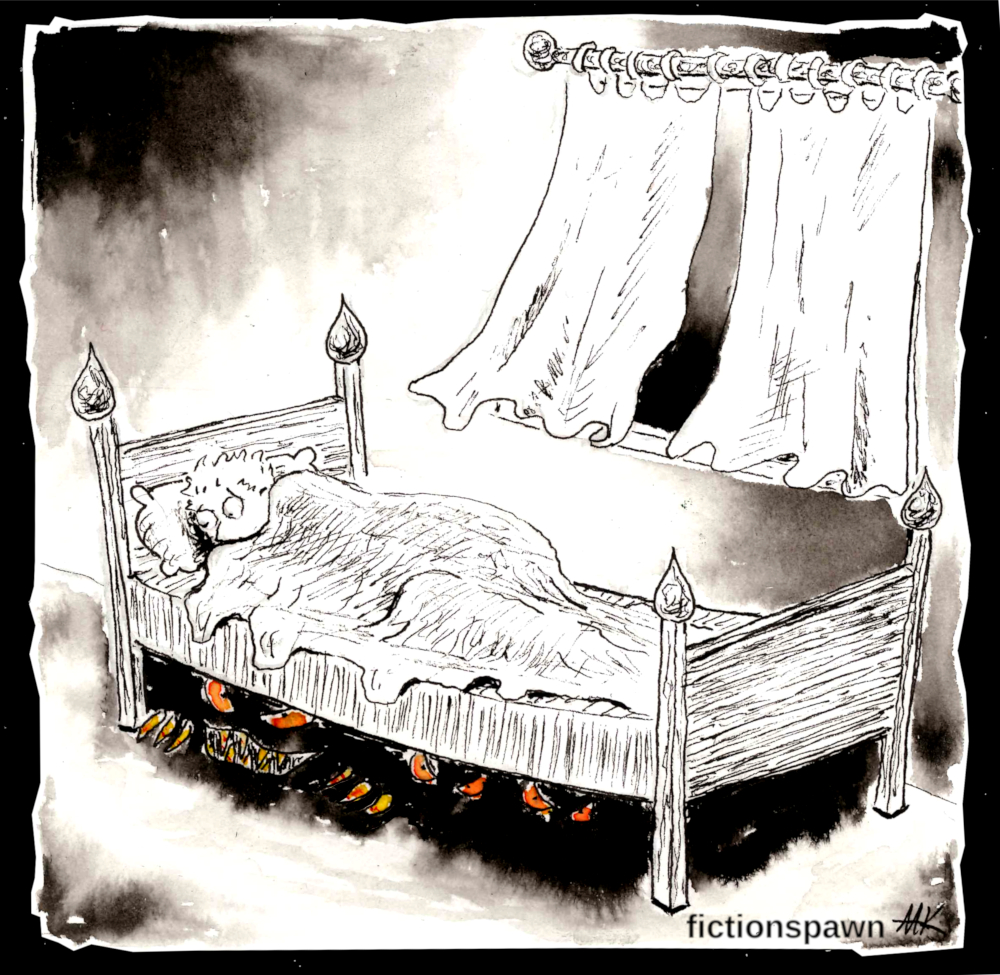 Monsters under the bed Aak fictionspawn